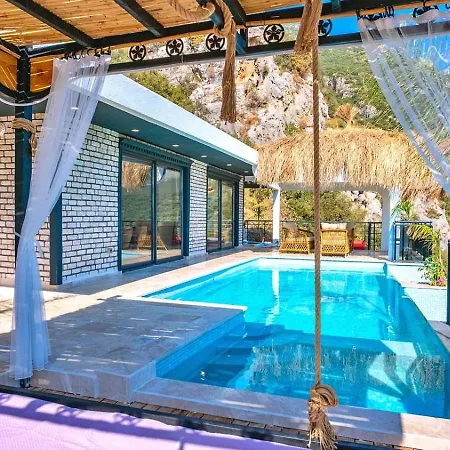 Villa Akbel 2 Bedroom Secluded With Private Pool Hot Tub Kalkan