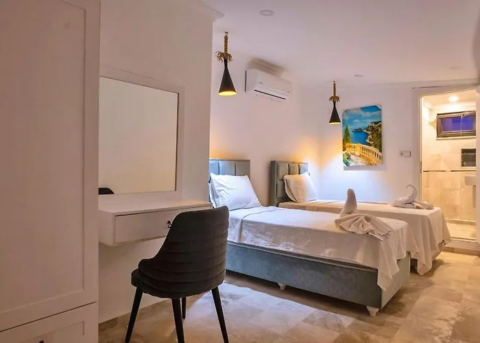 Akbel 2 Bedroom Secluded With Private Pool Hot Tub Kalkan