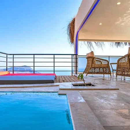 Akbel 2 Bedroom Secluded With Private Pool Hot Tub * Kalkan
