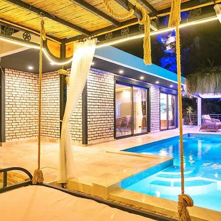 Akbel 2 Bedroom Secluded With Private Pool Hot Tub * Kalkan