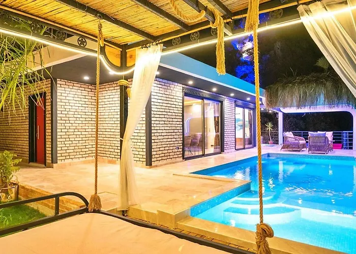 Akbel 2 Bedroom Secluded With Private Pool Hot Tub * Kalkan